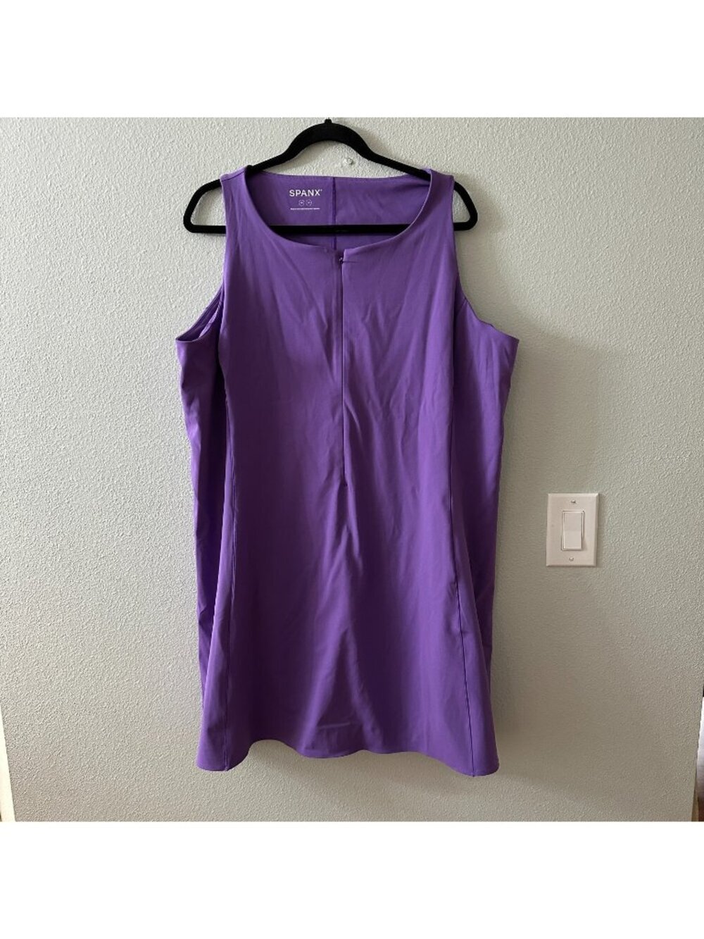 Spanx Get Moving Zip Front Dress Shorts Women's 3X 3XL Purple